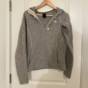 The North Face fleece hoodie